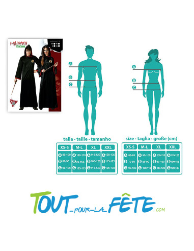 Déguisement étudiant magicien adulte Harry Potter