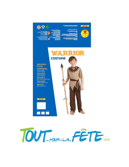 Déguisement indien taille enfant