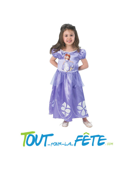 Déguisement de princesse Sofia lilas taille enfant