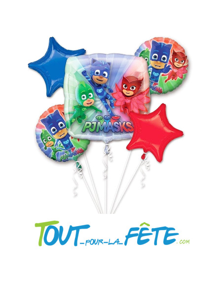 Bouquet de Ballon aluminium  Pyjamasks
