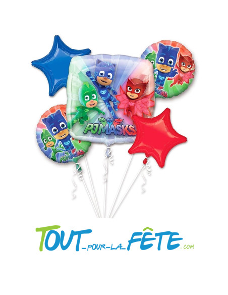 Bouquet de Ballon aluminium  Pyjamasks