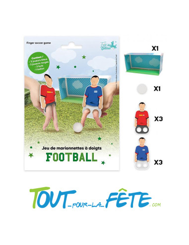 Jeu de marionnettes à doigts football