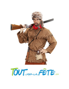 Déguisement de trappeur  Davy Crockett taille adulte