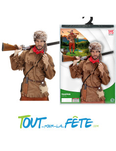 Déguisement de trappeur  Davy Crockett taille adulte 2