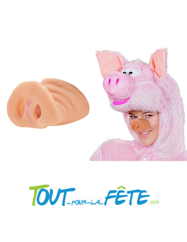 Nez de cochon avec élastique