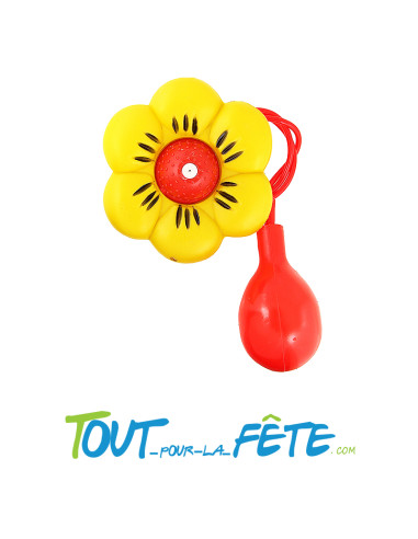 Maxi fleur de clown avec jet d'eau