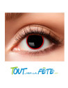 Lentilles de contact journalière démon rouges et noire