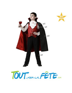 Déguisement de vampire taille enfant