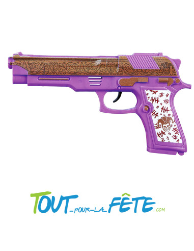 Pistolet dangerous violet " le joker " 23cm