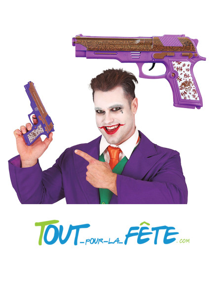 Pistolet dangerous violet " le joker " 23cm