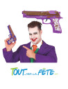 Pistolet dangerous violet " le joker " 23cm