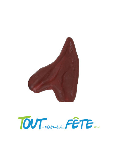 Oreilles de loup - garou marron en latex