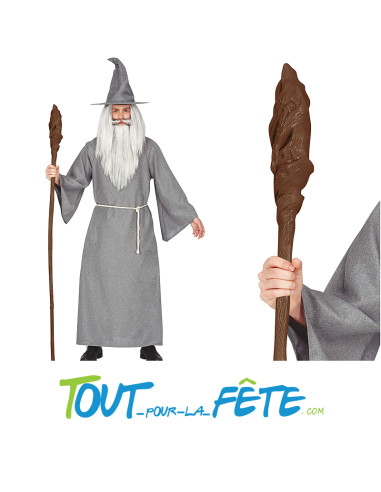Bâton de mage / magicien 170cm détachable