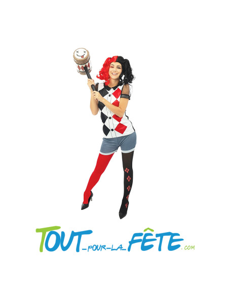 Déguisement Arlequin taille adulte Harley Quinn