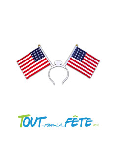Serre tête USA drapeaux américain / usa lumineux