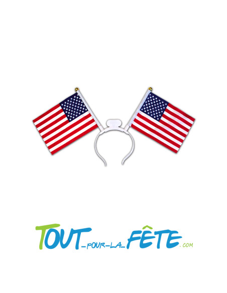 Serre tête USA drapeaux américain / usa lumineux