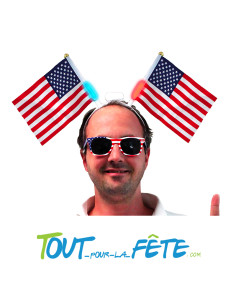 Serre tête USA drapeaux américain / usa lumineux 2