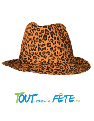 Chapeau borsalino leopard