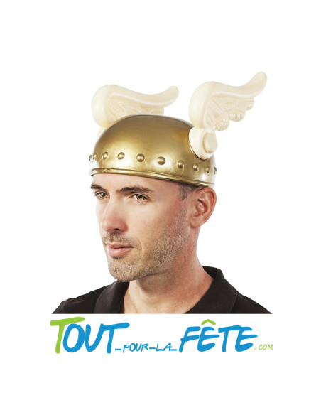 Casque de gaulois avec aile Astérix