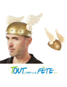 Casque de gaulois avec aile Astérix 2