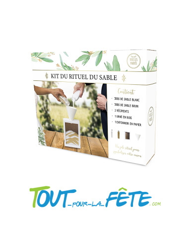 Kit mariage rituel du sable jeu de mariage