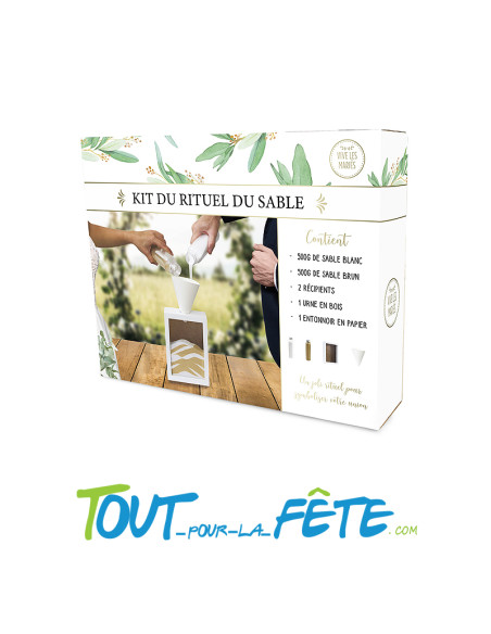 Kit mariage rituel du sable jeu de mariage