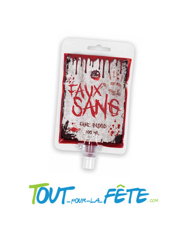 Poche de faux sang 100 ml