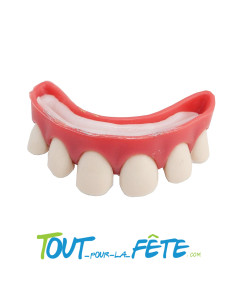 Dentier dents écartées ( avec pâte thermo - plastique )
