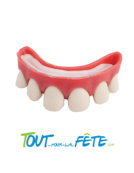 Dentier dents écartées ( avec pâte thermo - plastique )