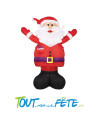 Père noel gonflable et lumineux 2.40x1.95 m