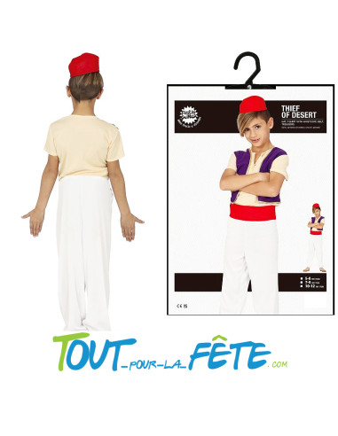 Déguisement Aladdin taille enfant
