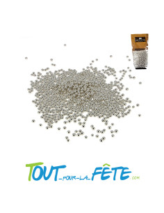 Sachet de 500g de perles de sucre argent 2