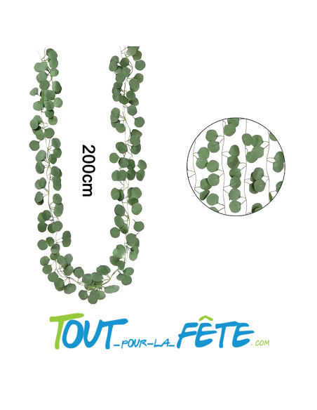 Guirlande feuille d'eucalyptus 200 cm