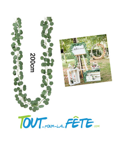 Guirlande feuille d'eucalyptus 200 cm