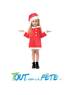Déguisement de mère noel bébé