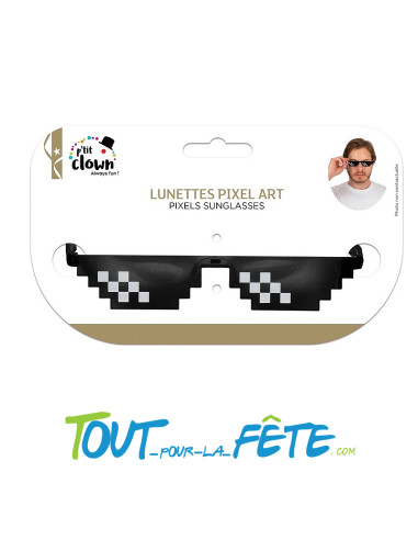 Lunettes pixel art