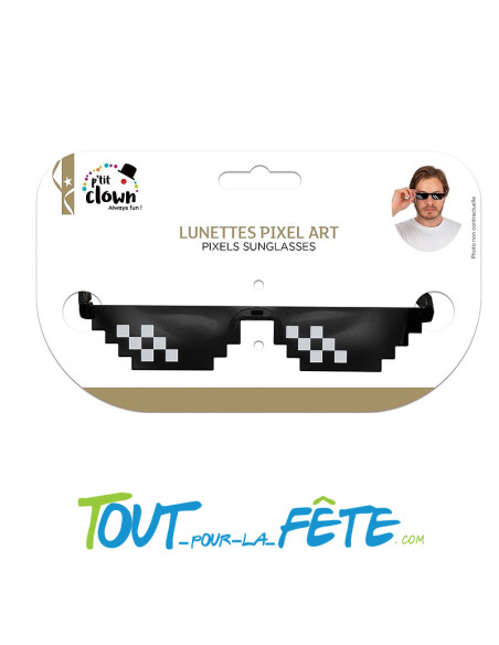 Lunettes pixel art