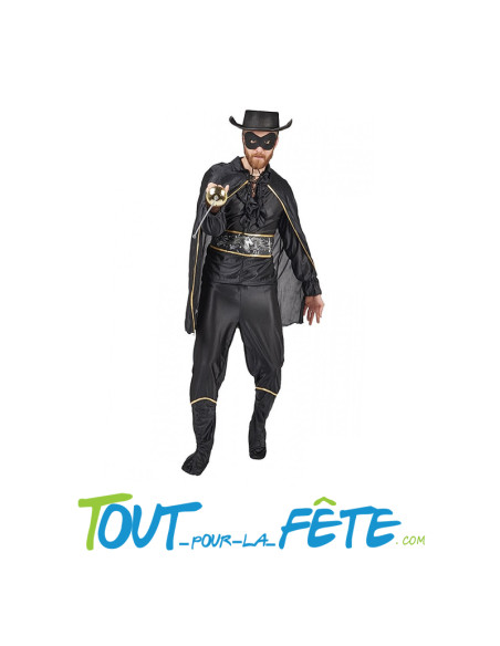 Déguisement bandit Zorro adulte
