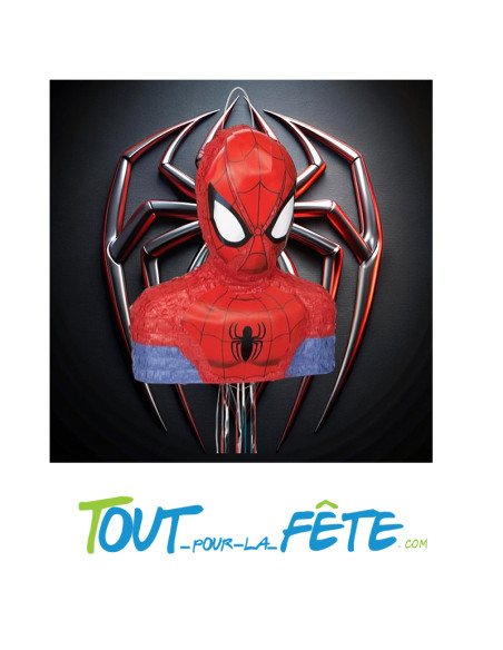 Pinata a tirer marvel Spider Man 3D 45 x 35 cm