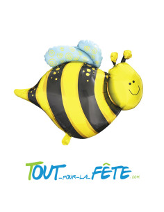 Ballon aluminium abeille 65x77 cm