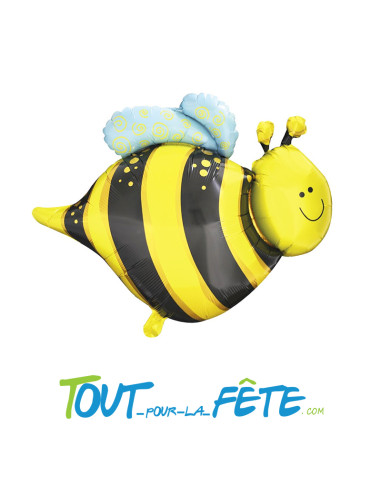 Ballon aluminium abeille 65x77 cm