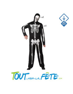 Costume squelette taille adulte 2