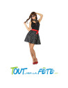 Déguisement années 60 noir femme adulte M/L