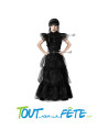Déguisement de Mercredi Addams ( robe de bal ) taille enfant
