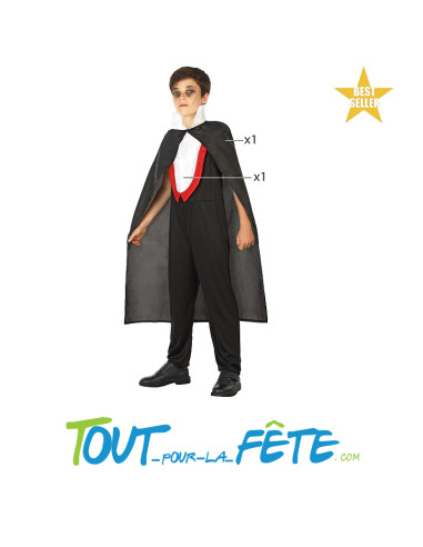 Costume de vampire taille enfant