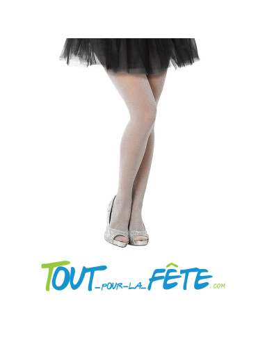 Paire de collants or et argent Taille adulte