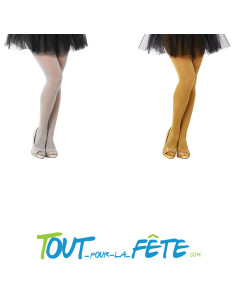 Paire de collants or et argent Taille adulte