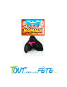 Faux nez de chat noir avec élastique faux nez d'animaux