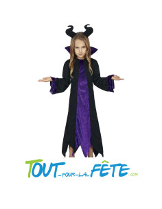 Déguisement Maléfique taille enfant fille.