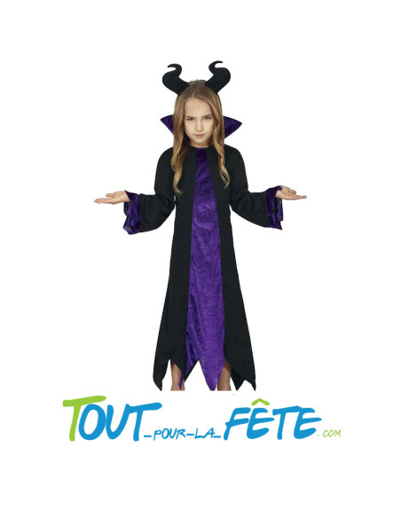 Déguisement Maléfique taille enfant fille.